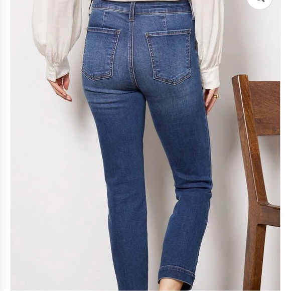 Kut from the Kloth Reese High Rise Straight Leg Utility Jeans Size 2 - Picture 2 of 9